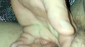 wet pussy milf gets cum all over her