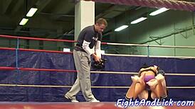 Bigtitted Euro Dykes Wrestle On Floor With Oral And Masturbation