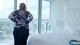 sara jay fingers her huge tits and ass