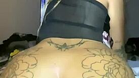 scottish goth teen 18+ indulges in solo masturbation with big ass and tits