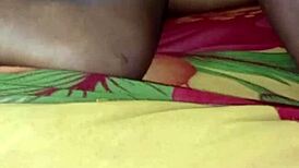 Petite ebony teen fears big cock