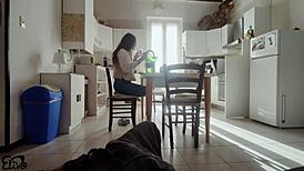 ragazzo begs for blowjob but gets only handjob in kinky amateur game