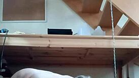 Slave Bound In Master's Office For Humiliation And Bondage Play