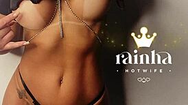 Rainha hotwife gostosa demais se masturbando pro seu corno assistir