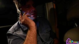 taboo blowjob turns into fucking with latina stepmom