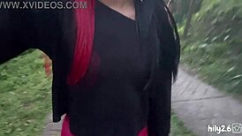 Venezuelan Brunette Climbs El Avila In Caracas