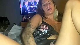 scottish goth teen 18+ indulges in solo masturbation with big ass and tits