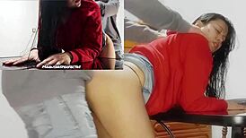 ugh, my stepdad pounds me so hard with that huge thing!