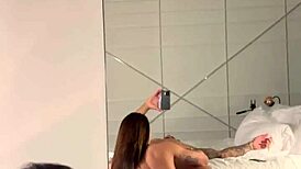 Big boobs hot brazilian giving an amazing wet blowjob on pov