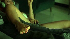 Ebony Britanny Taylor Catches Bestfriend Jerking Off for Hot Lesbian Action! 🔥