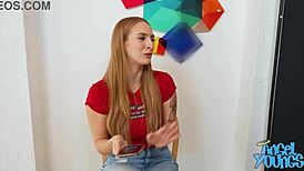 Angel young fucks all three dates in wild dp competition