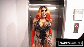 Thick And Stacked Ebony Redhead Ms Redx Fucks Monster Cock