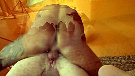 Stepfather invites best friend for cheating creampie and hardcore fucking!