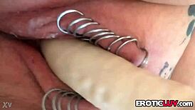 Horny Babe In Homemade Scene Toys Her Pierced Pussy With Dildo Under Maledom Watch