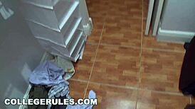 Hey, watch horny teen 18+s play wild sex games in dorm! 😜