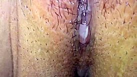 Slut Gets Clit Painted And Massaged In Close-Up