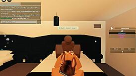 Roblox Porn Blacked with Big Ass Blowjob and Rough Monster Cock Action