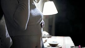 Babysitter teen fucks while on phone with boyfriend