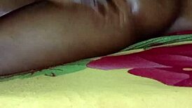 Petite ebony teen fears big cock