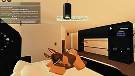 Roblox Porn Blacked with Big Ass Blowjob and Rough Monster Cock Action