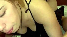 Intense rough facefuck with choking and gagging on a huge cock.