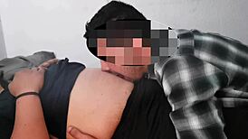 she licks that belly button so good