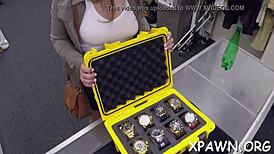 dilettante gets rough fucking in the back room