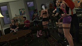 Pov sex with a goth chick at the party.