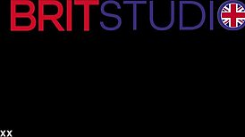 British 18 Year Olds' First Intense Blowbang Experience