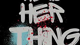 Big Black Dildo Pounds Slave In Bondage!