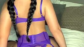 British exchange student indulges in solo masturbation until orgasm