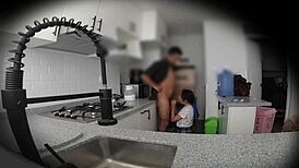 Hidden Camera Reveals Nymphomaniac Colombian Neighbor's Perfect Body In Bent Over Doggystyle!