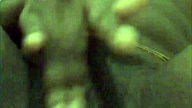 ebony babe indulges in solo masturbation session at home