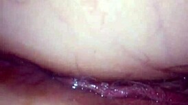 after pounding my wife's tight ass with deep thrusts