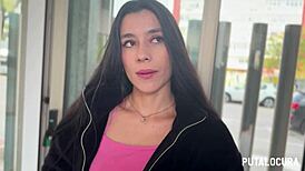 passionate latina riding and licking wet vagina with intense emotions