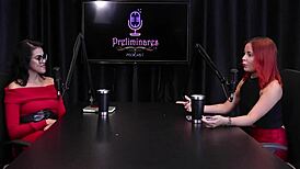 bruna ferrari reveals anal fetish in sheer red lingerie interview