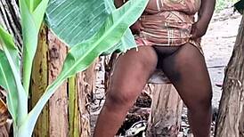 Emotional evangelical milf with big pussy peeing in public outdoors homemade