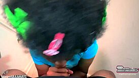 Sexy Burglar Gets Wet Blowjob