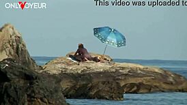 i watched this couple's nude photoshoot turn into hardcore sex on the beach under the sun