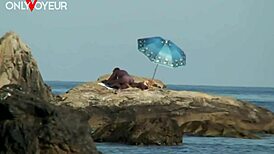 i watched this couple's nude photoshoot turn into hardcore sex on the beach under the sun