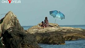 i watched this couple's nude photoshoot turn into hardcore sex on the beach under the sun