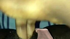 ebony babe indulges in solo masturbation session at home