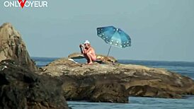 i watched this couple's nude photoshoot turn into hardcore sex on the beach under the sun