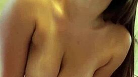 young 18yo latina teen with braces strips and rubs pussy