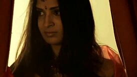 a woman's gentle touch brings happiness through teasing and undressing