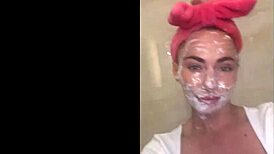 Is the quiet office girl wild at parties with her tits out?