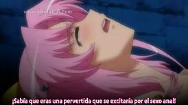 Kyuuketsuki Episodio 1 Hentai with Bound Lesbian Action