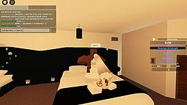 145 roblox porn blacked with cum on tits, ass, blowjob, assfucking, anal, riding