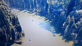 Tourist meets beautiful Larissa