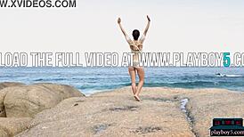 Two Petite 18+ Milf Models Ariel and Sofi Ka Strip Naked Outdoors in Ukraine